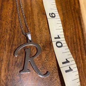 “R” necklace